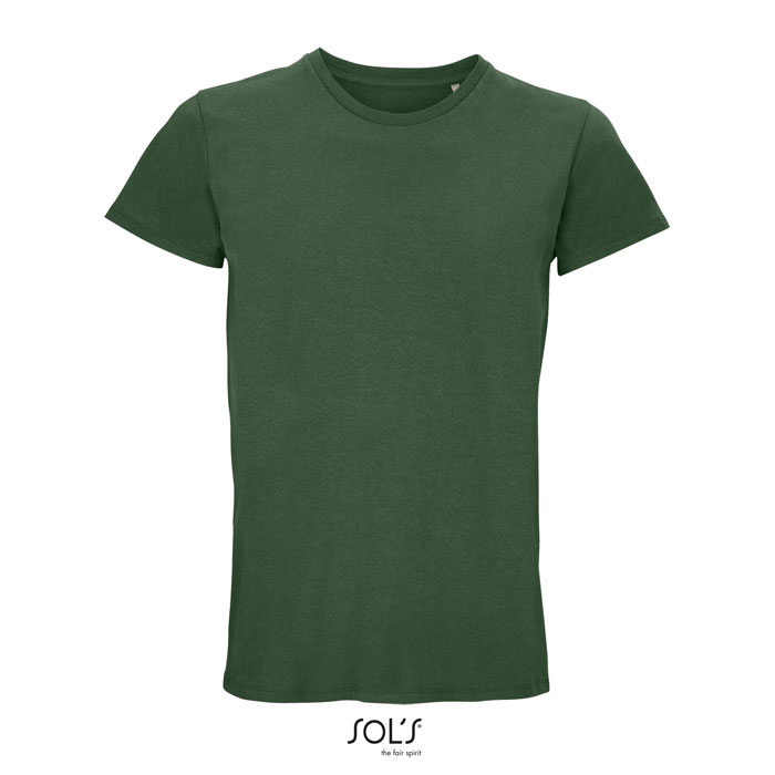 T-Shirt personnalisé unisexe coton/coton recyclé 150g RE CRUSADER Vert bouteille